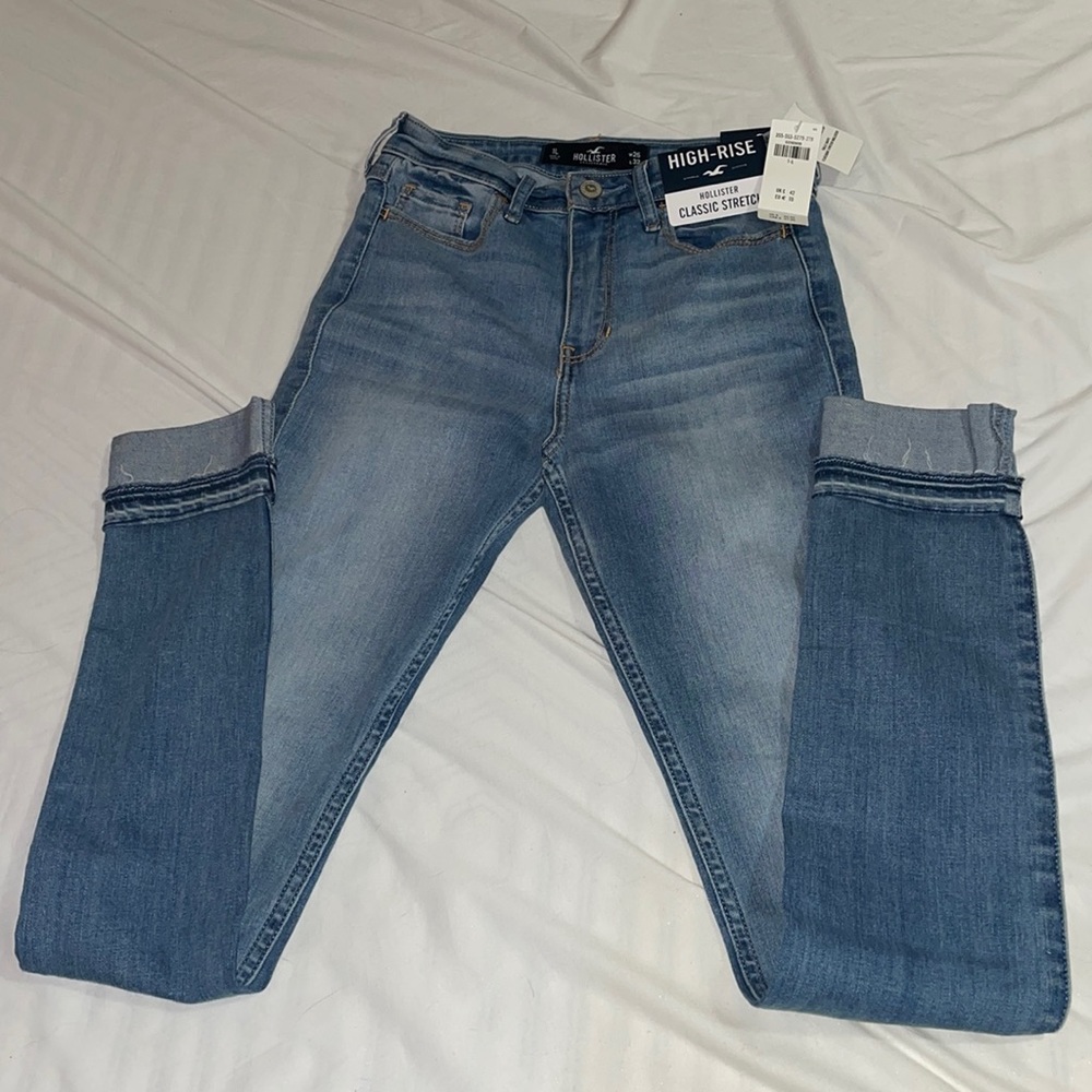 Hollister Cuffed Skinny Jeans